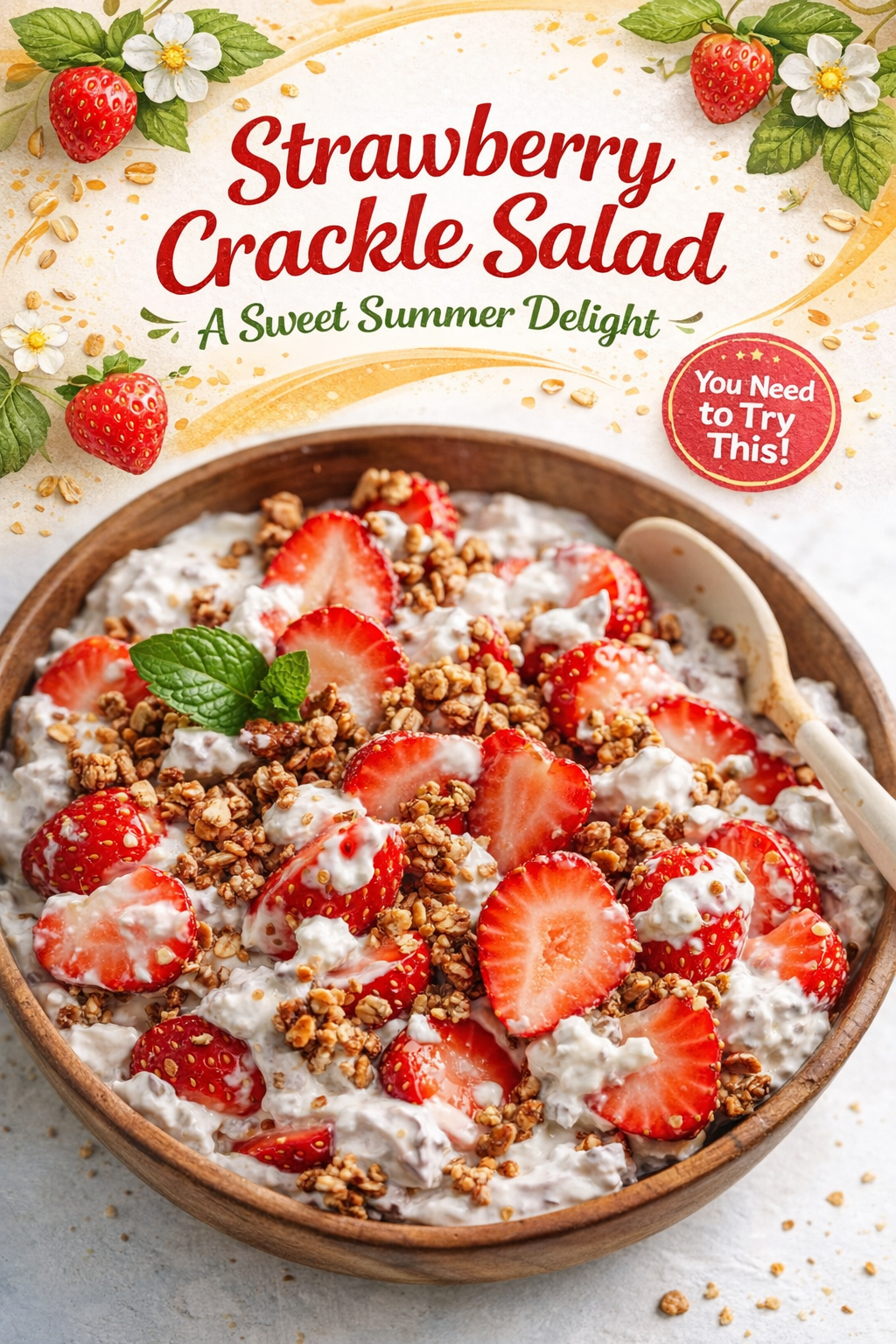 Summer Strawberry Crunch Salad