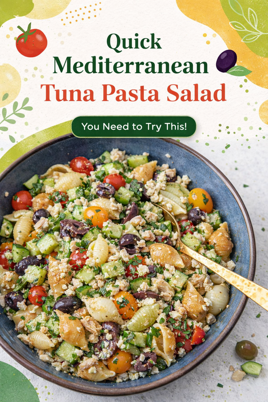 Sun-Drenched Tuna Pasta Salad