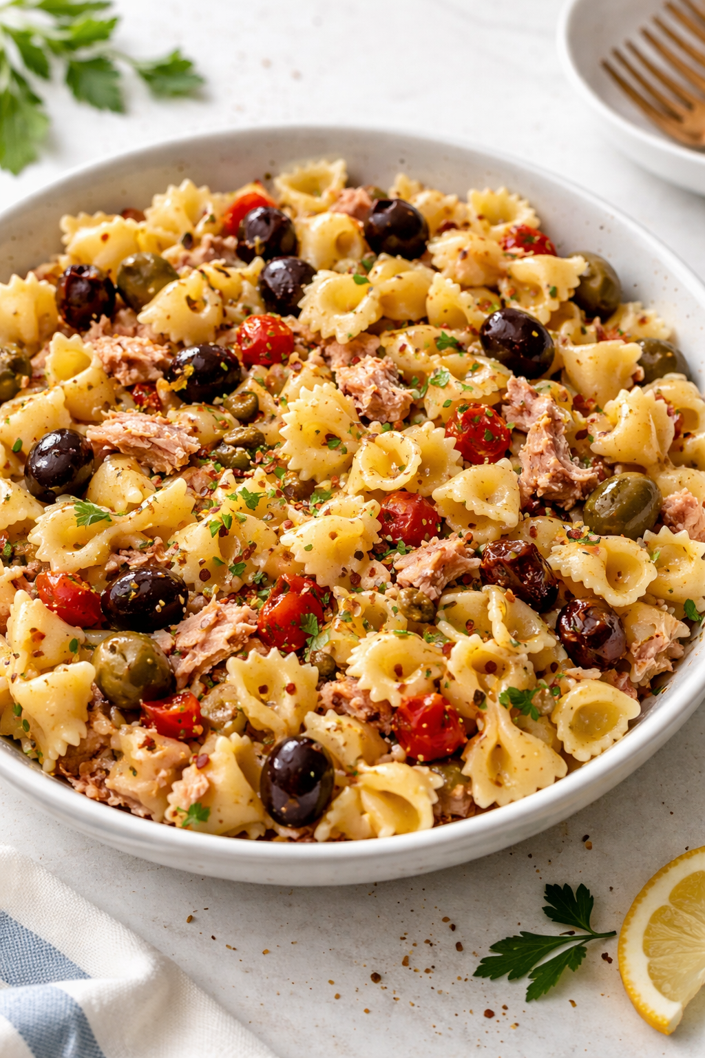 Sun-Drenched Tuna and Orzo Salad