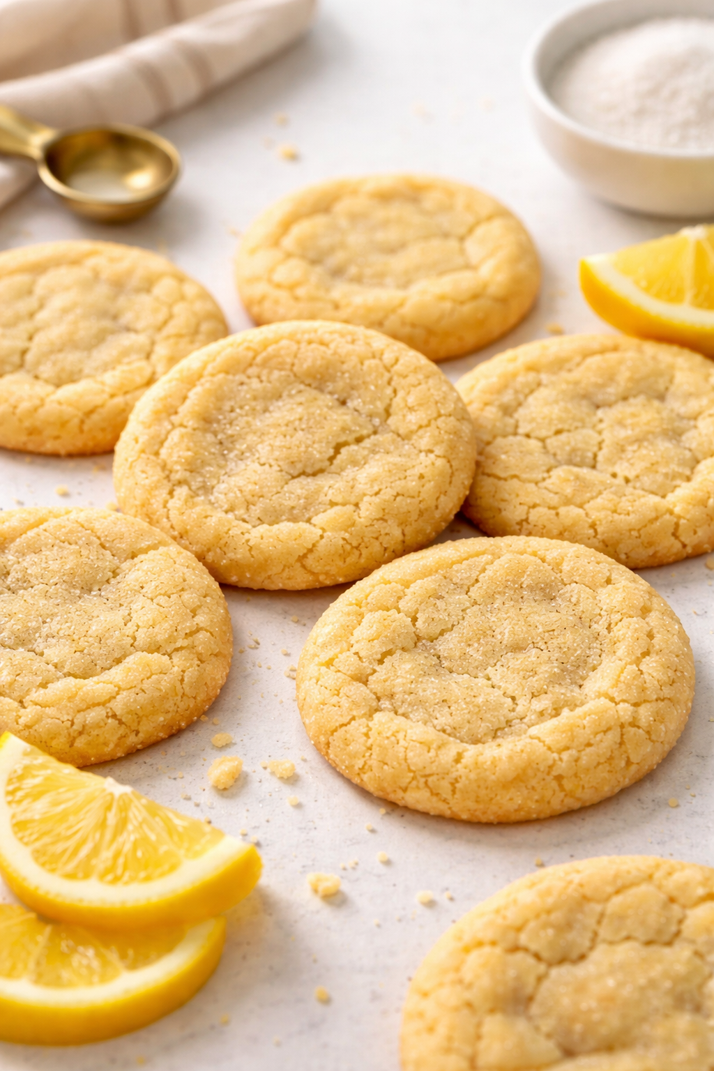 Sunshine Lemon Chew Cookies