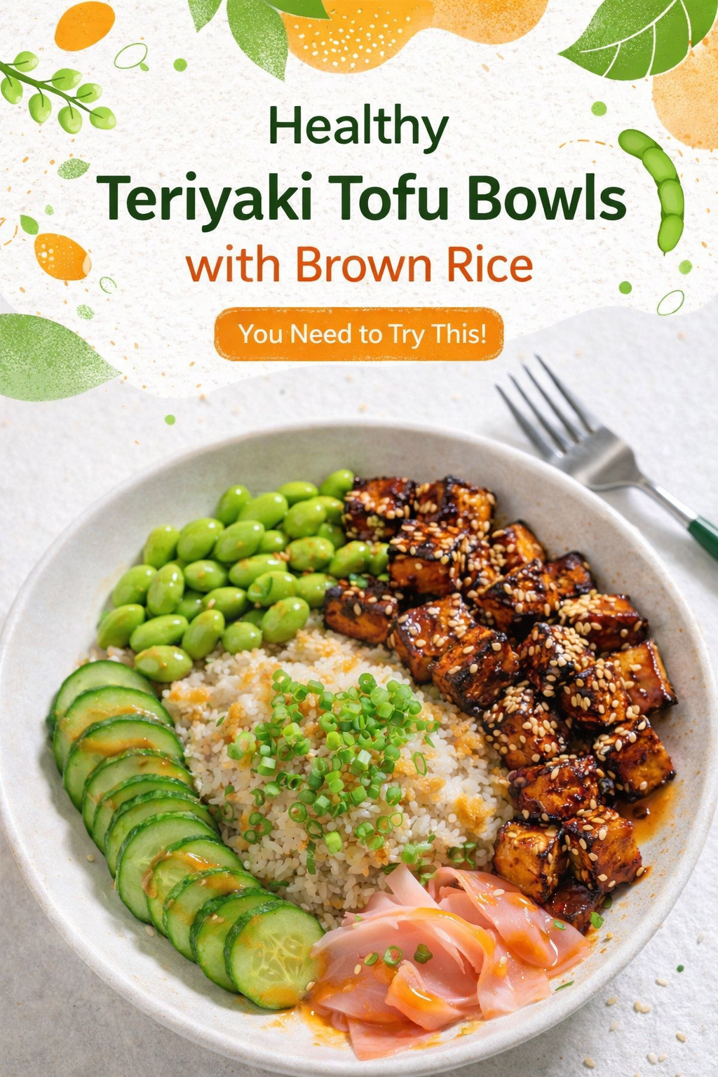 Teriyaki Tofu and Brown Rice Bowls