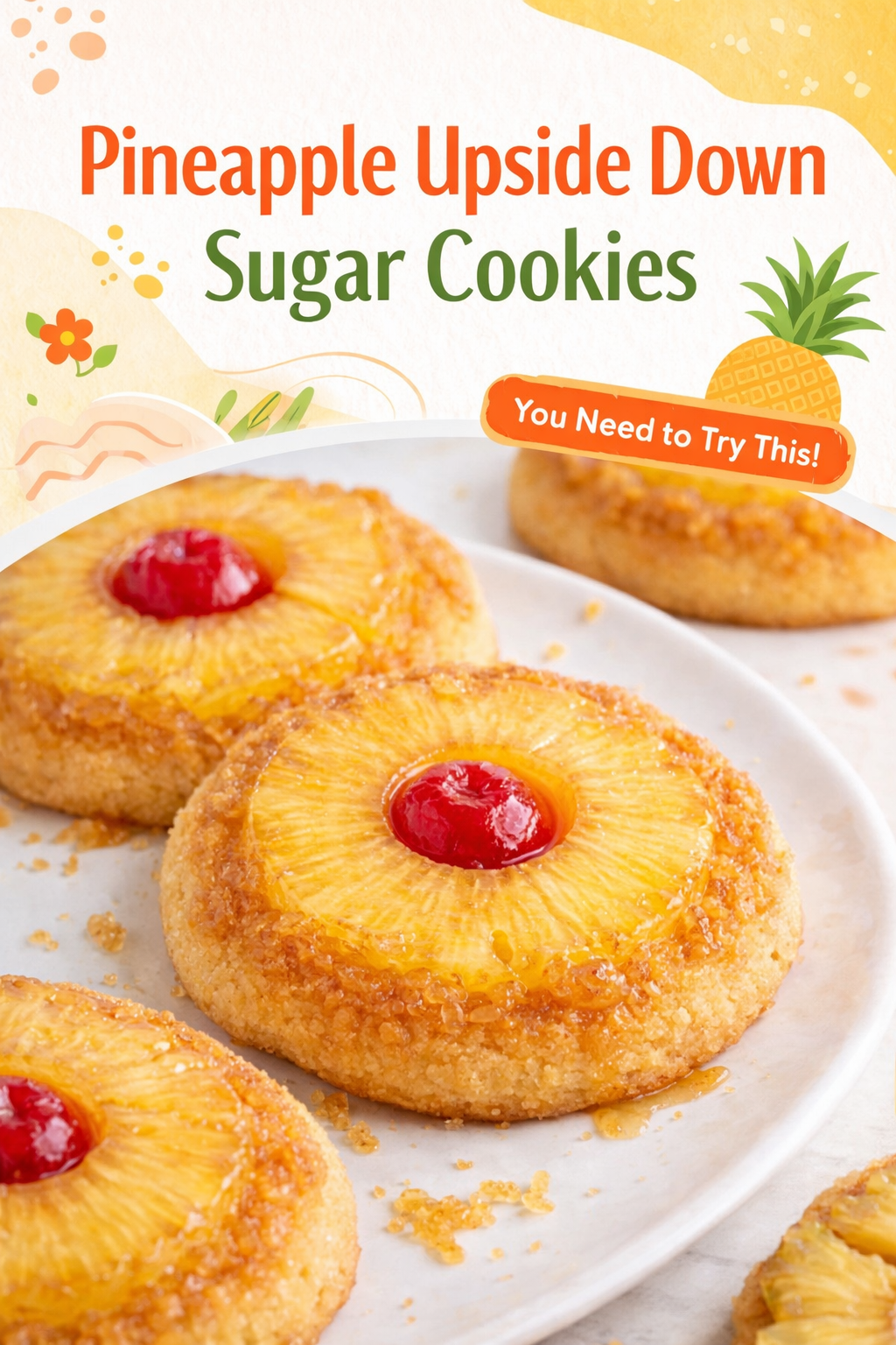 Tropical Flip Caramel Cookies