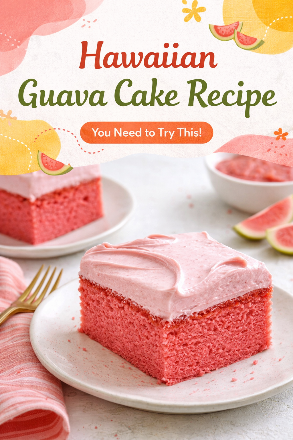 Tropical Guava Dream Cake