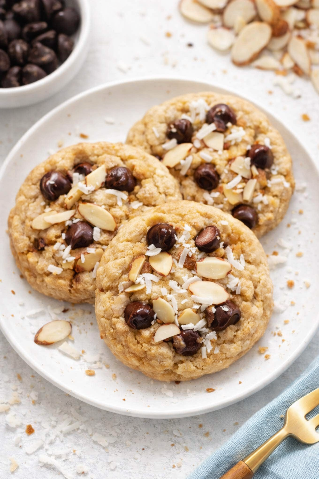 Tropical Nut Chocolate Chip Cookies