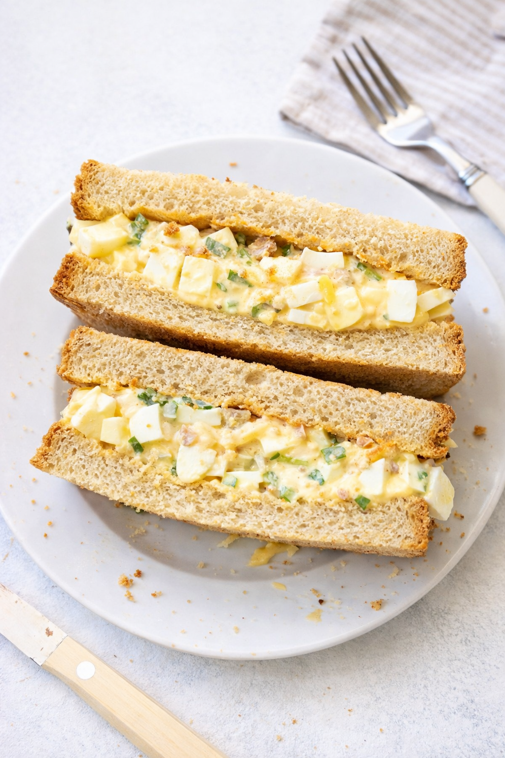 Ultimate Egg Salad Sandwich Deluxe