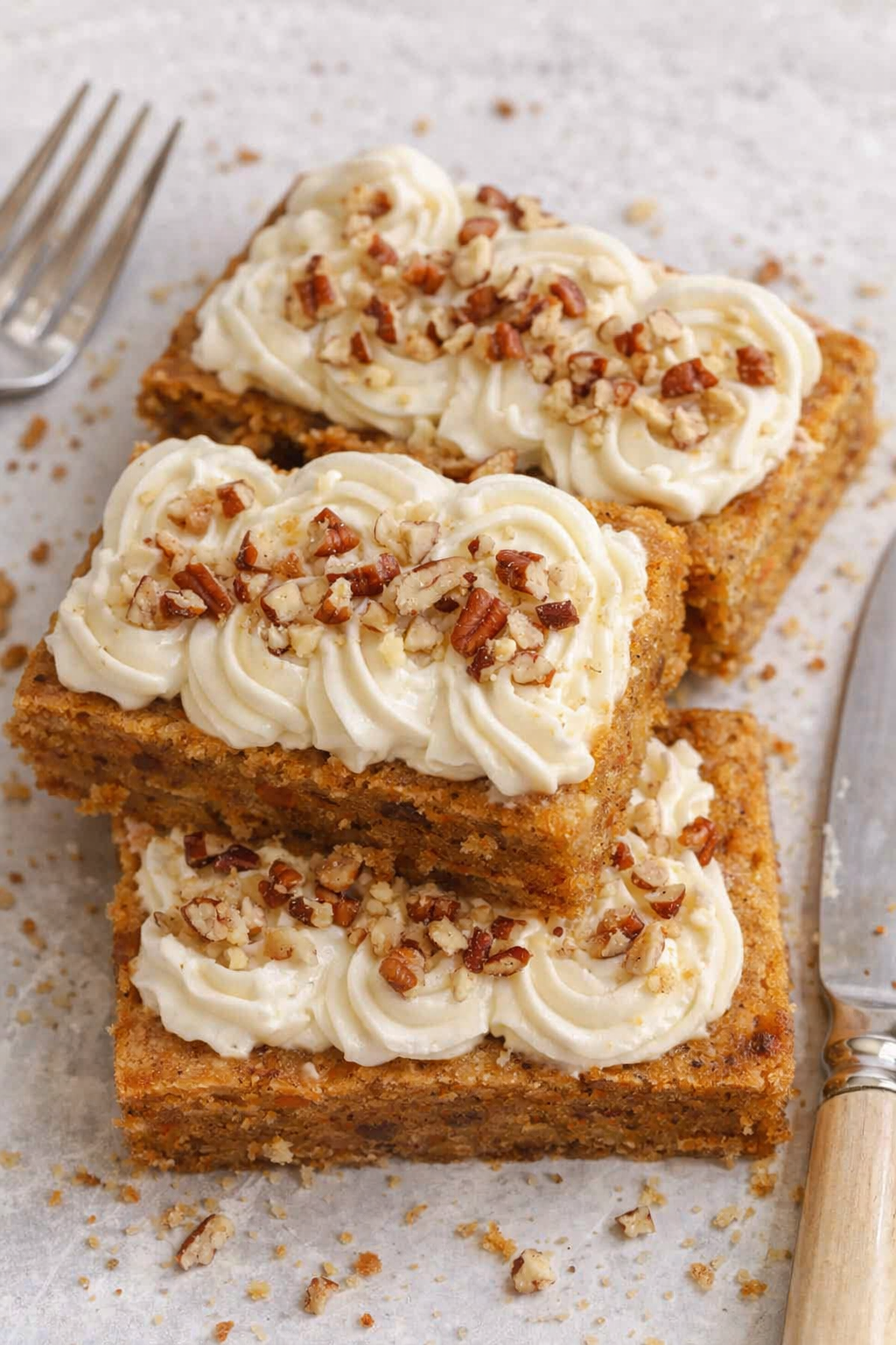 Ultimate Pecan Carrot Cake Bars