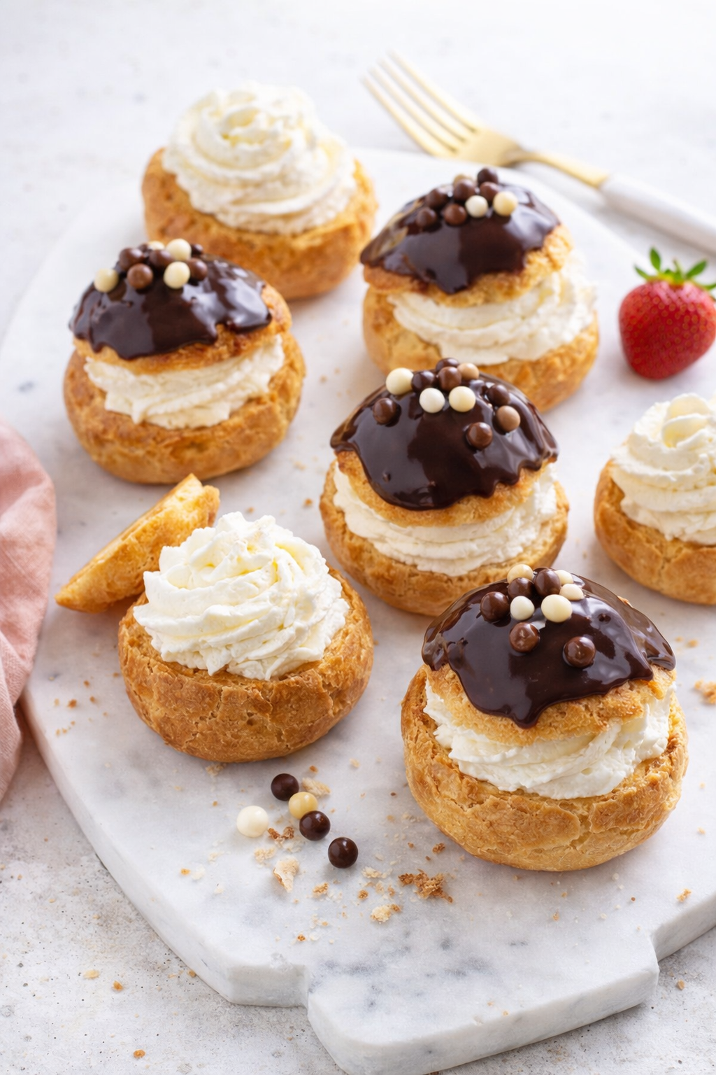 Vanilla Cream Puff Delights