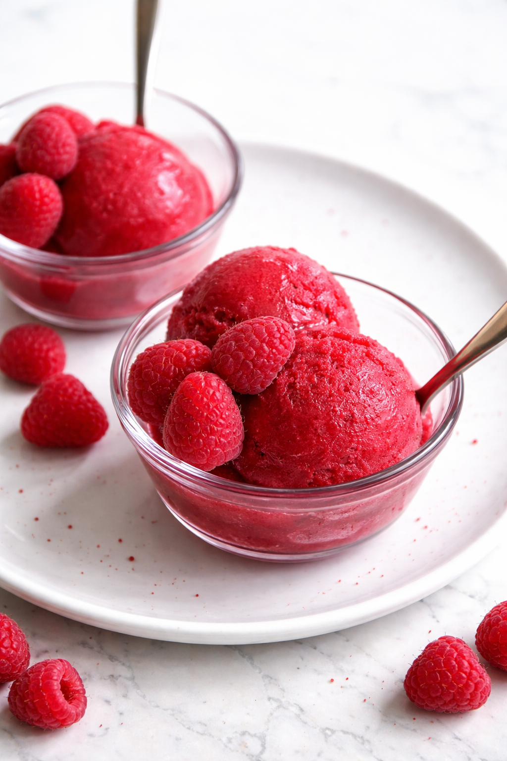 Vibrant Raspberry Frost Sorbet