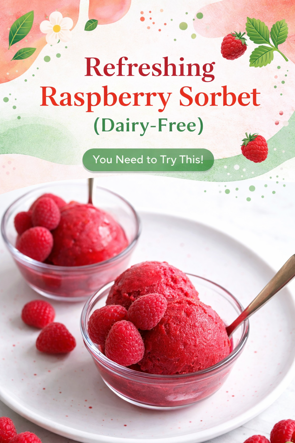 Vibrant Raspberry Frost Sorbet