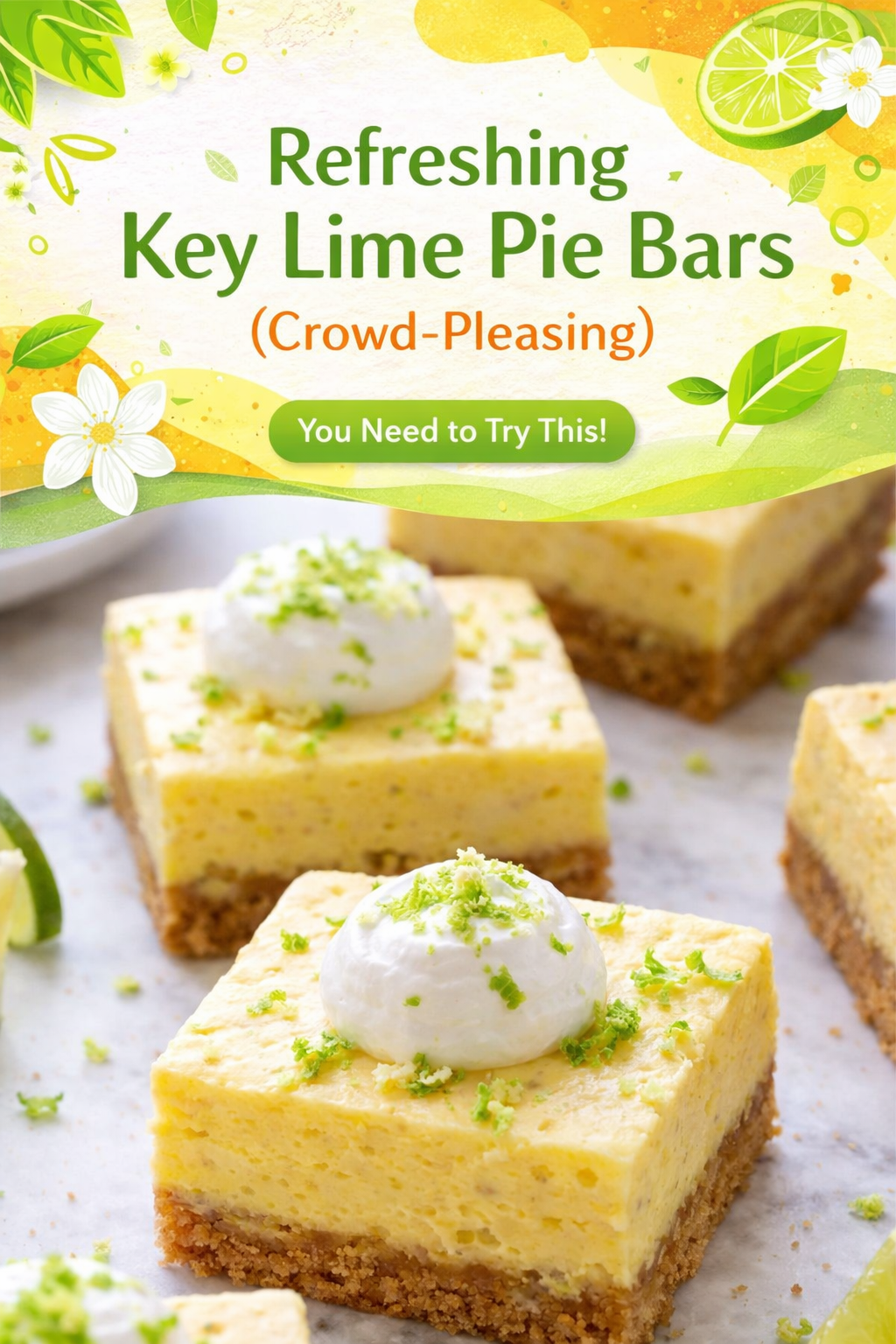 Zesty Lime Dessert Squares