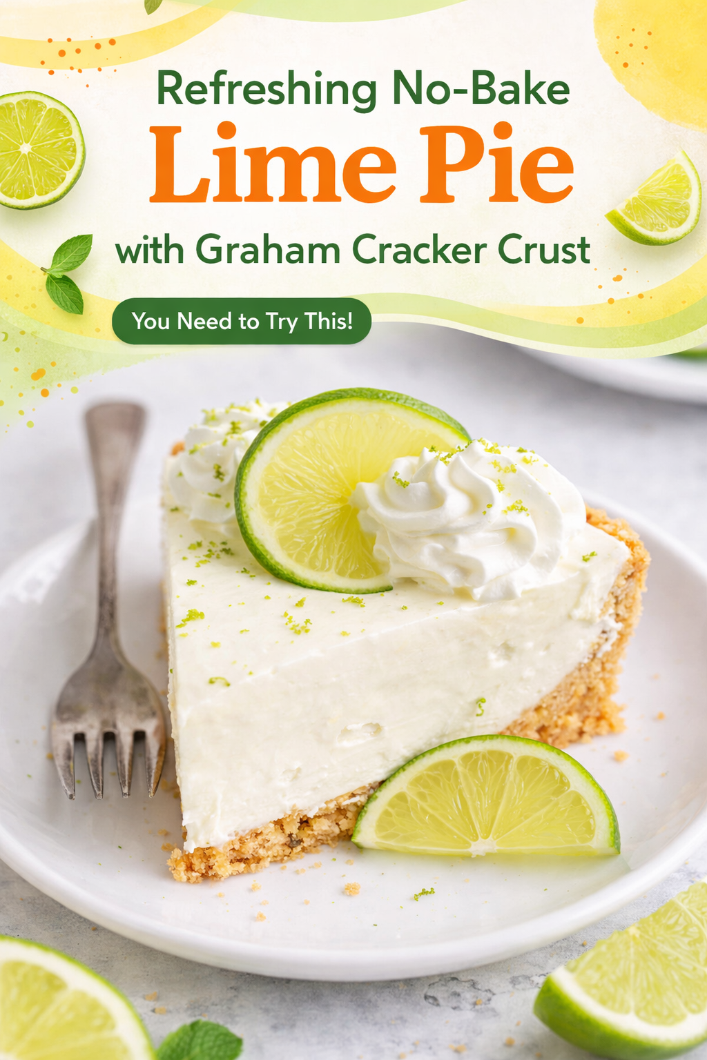 Zesty Lime Icebox Pie