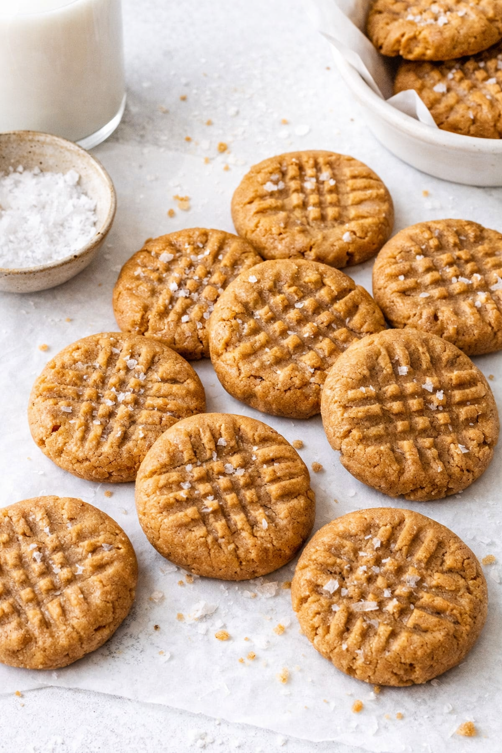 3 Ingredient Flourless Peanut Butter Cookies