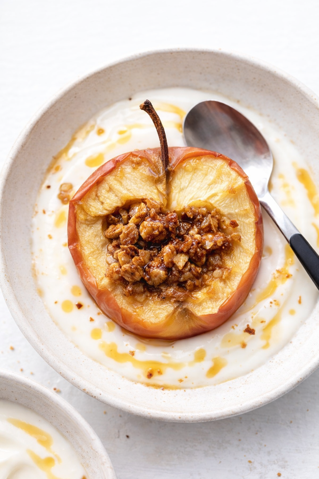 Cinnamon Walnut Baked Apple Delight