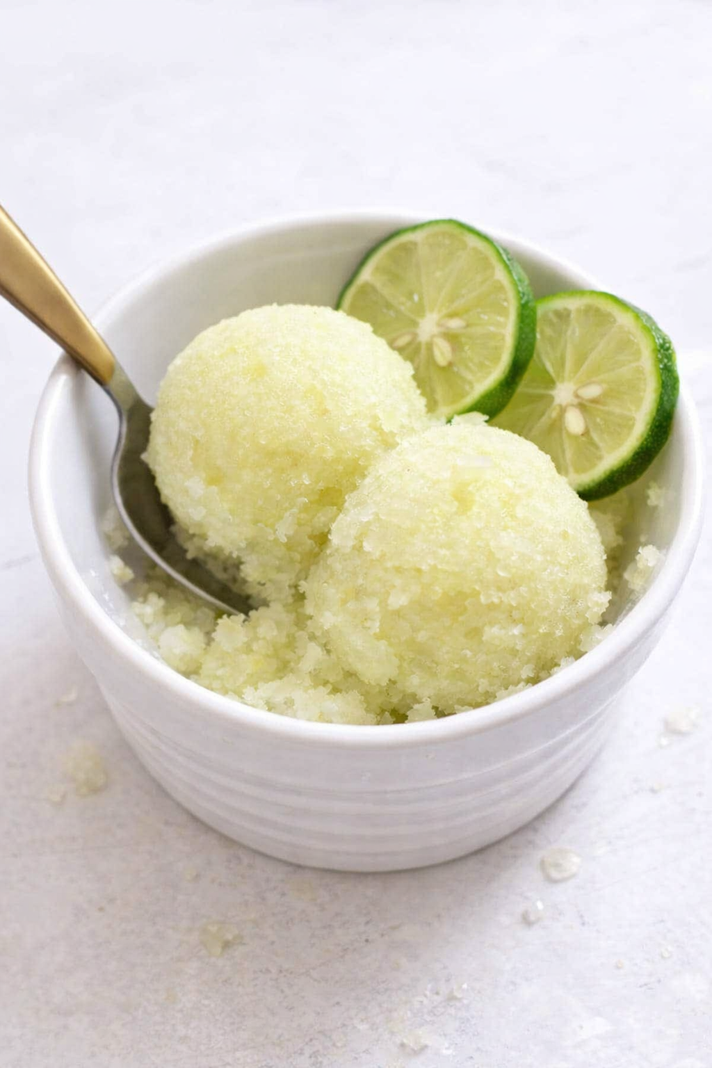 Cool Cucumber Lime Sorbet for Heat Relief