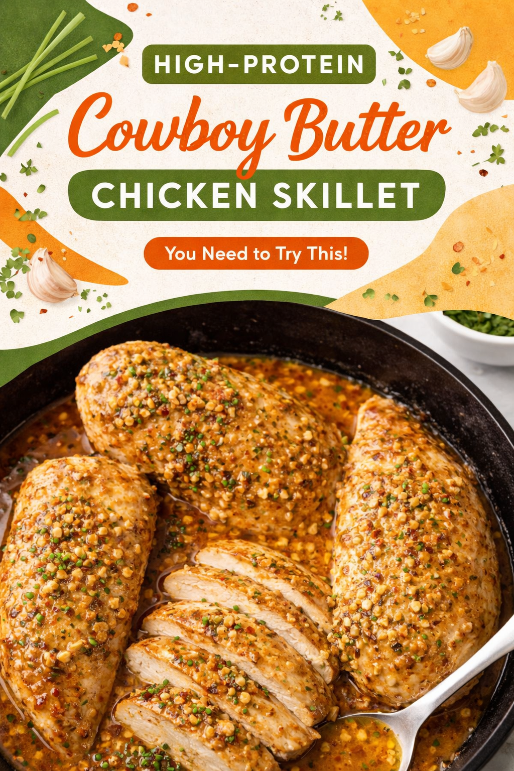 Cowboy Butter Chicken High Protein Skillet