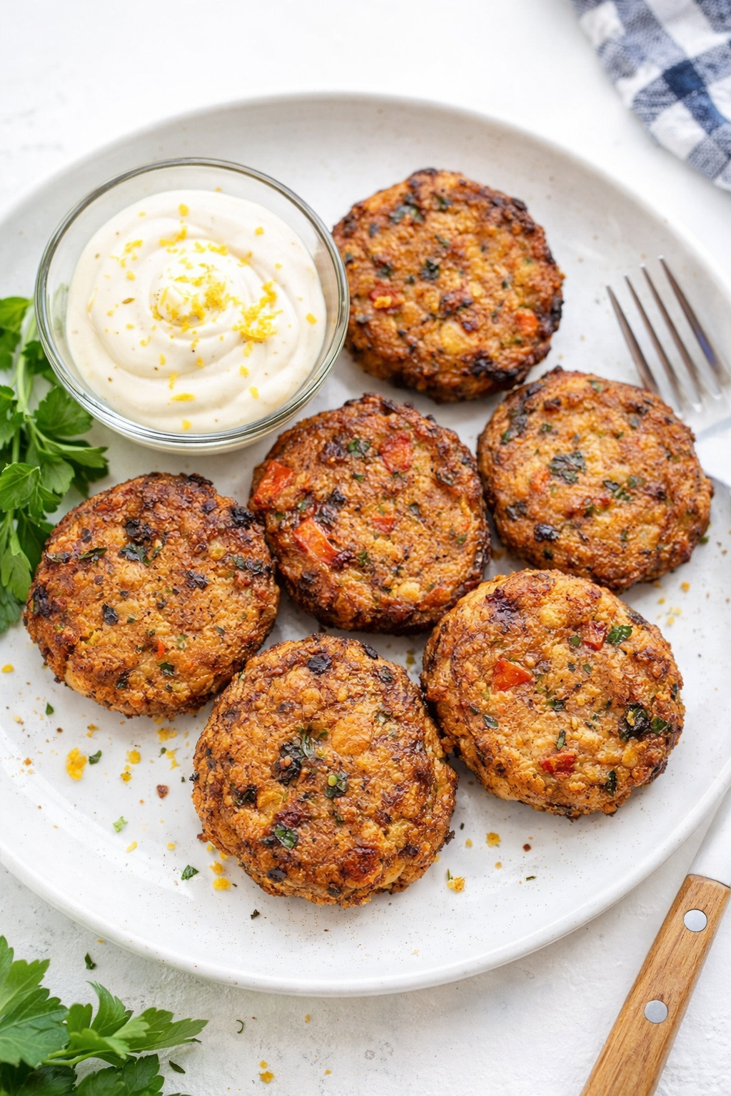 Crispy Lemon Aioli Salmon Bites