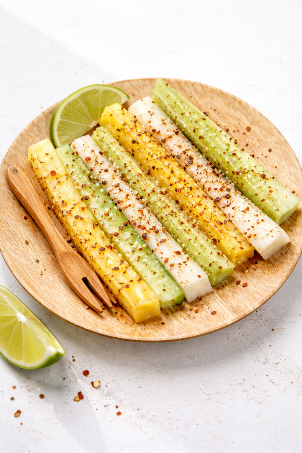 Cucumber Lime Fruit Cups