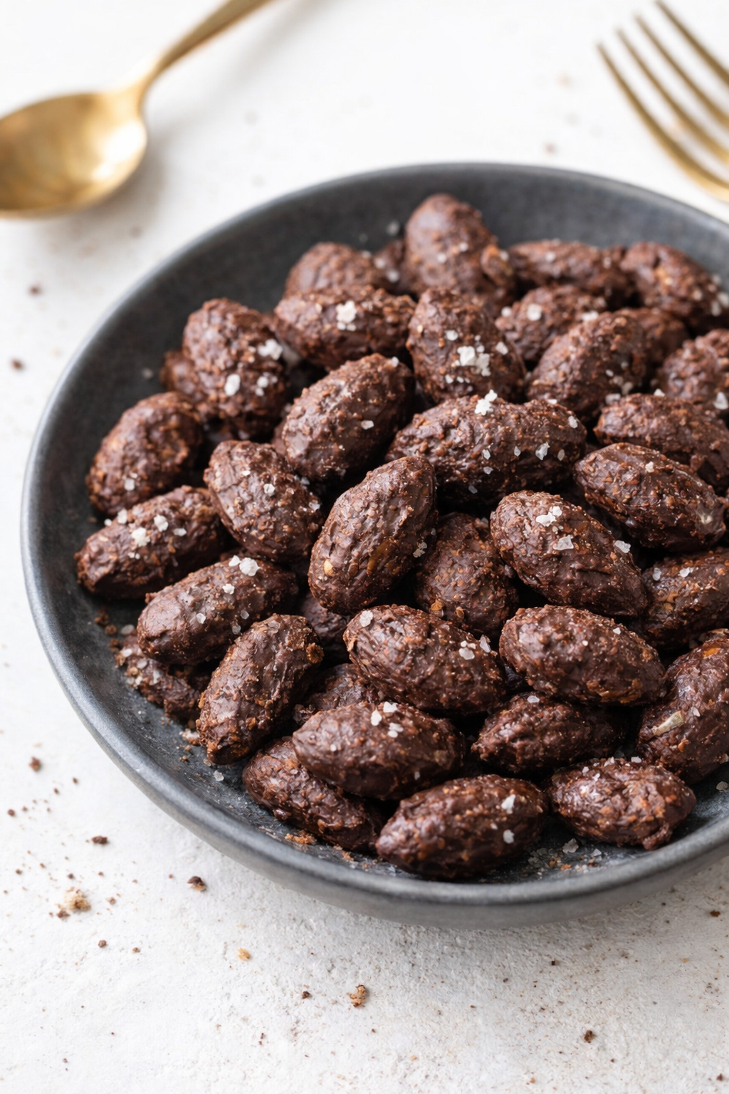 Dark Chocolate Almonds with Sea Salt