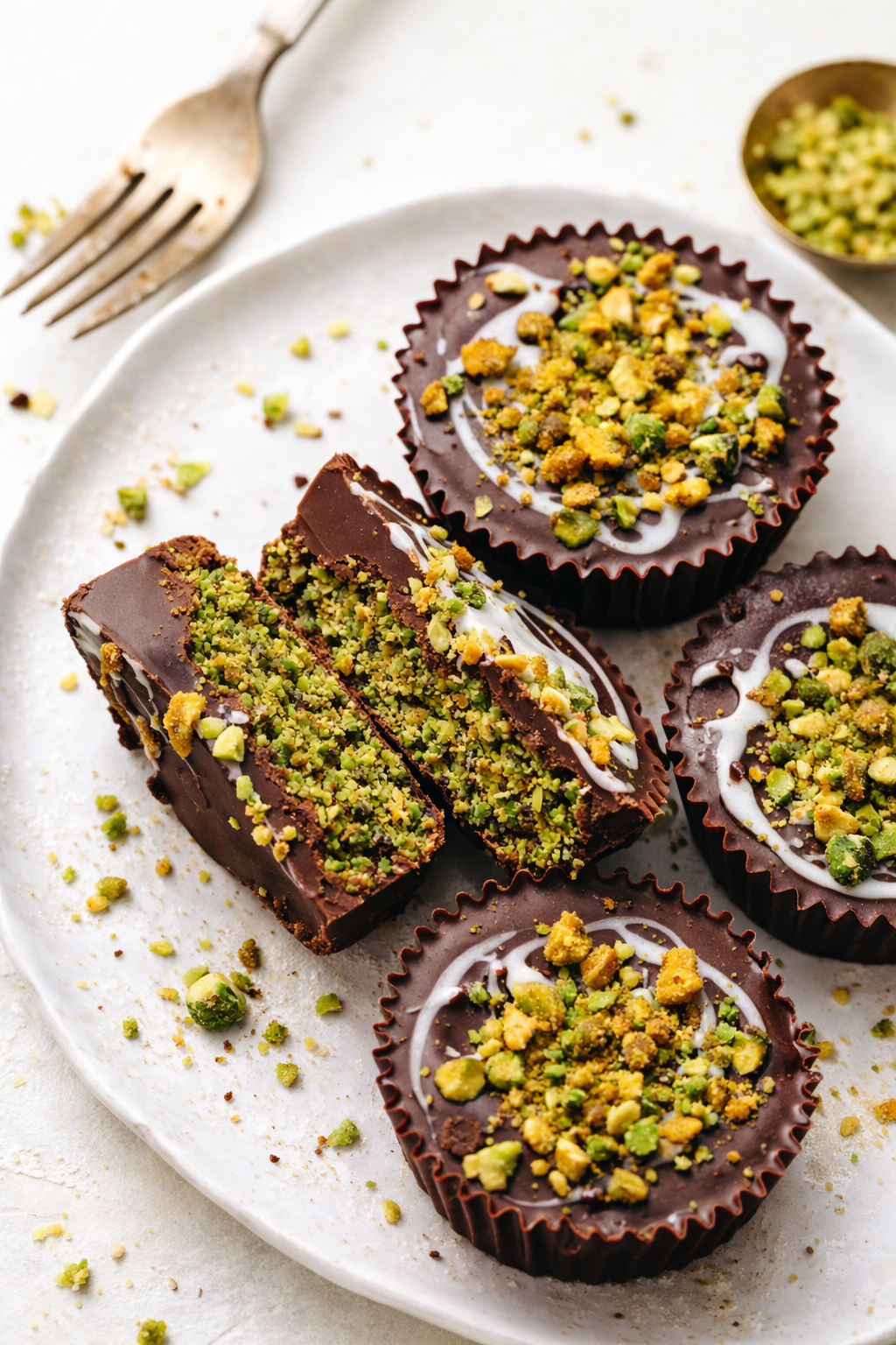 Dubai Style Pistachio Chocolate Clusters