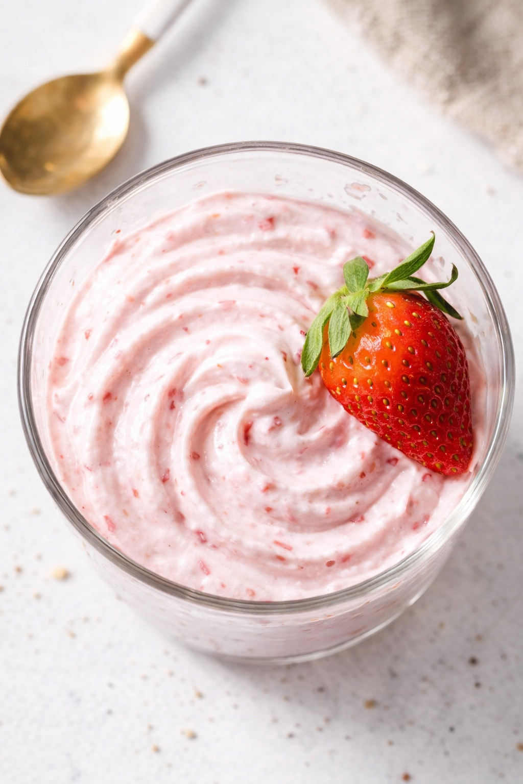 Easy 3 Ingredient Strawberry Mousse
