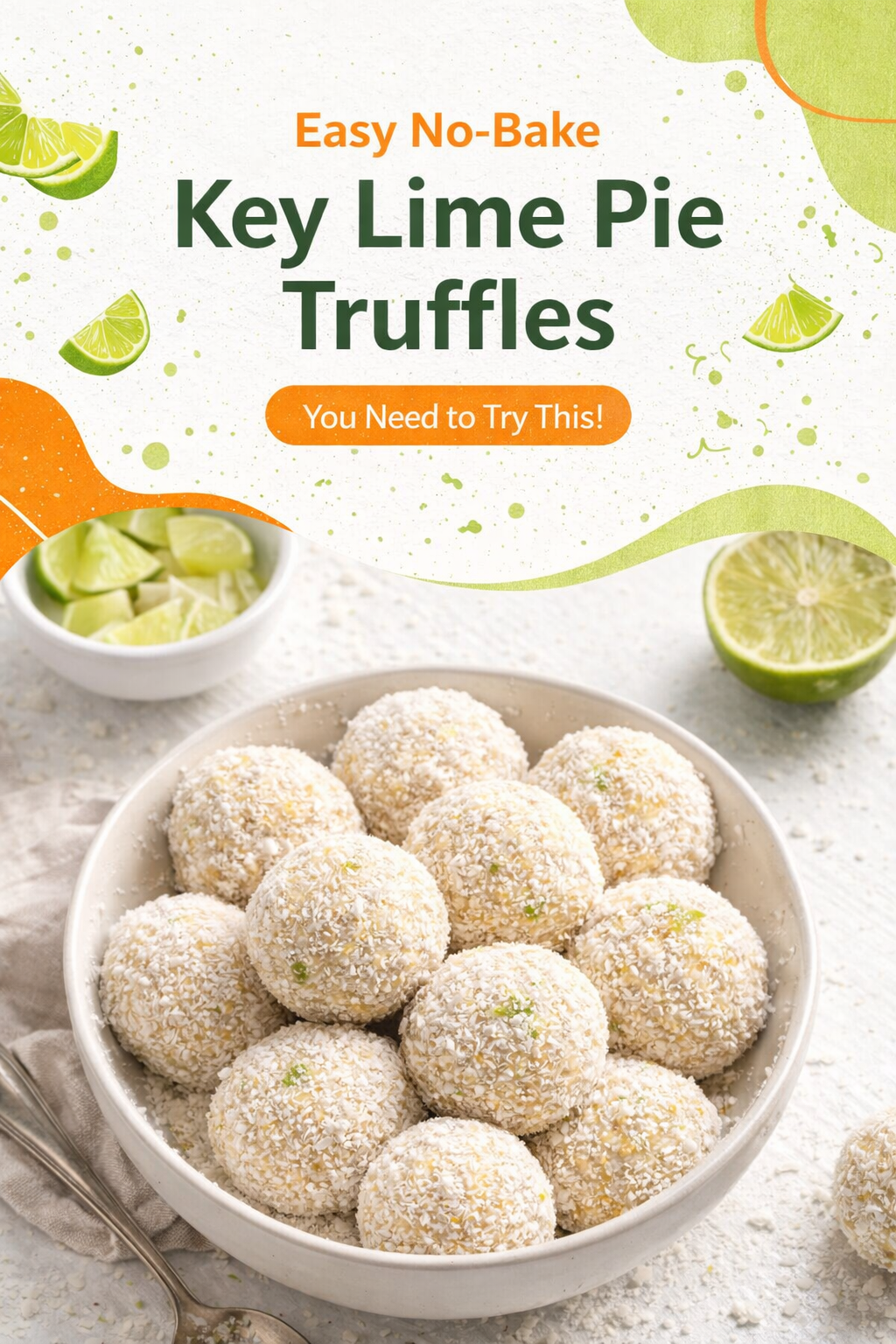 Easy No-Bake Key Lime Truffles