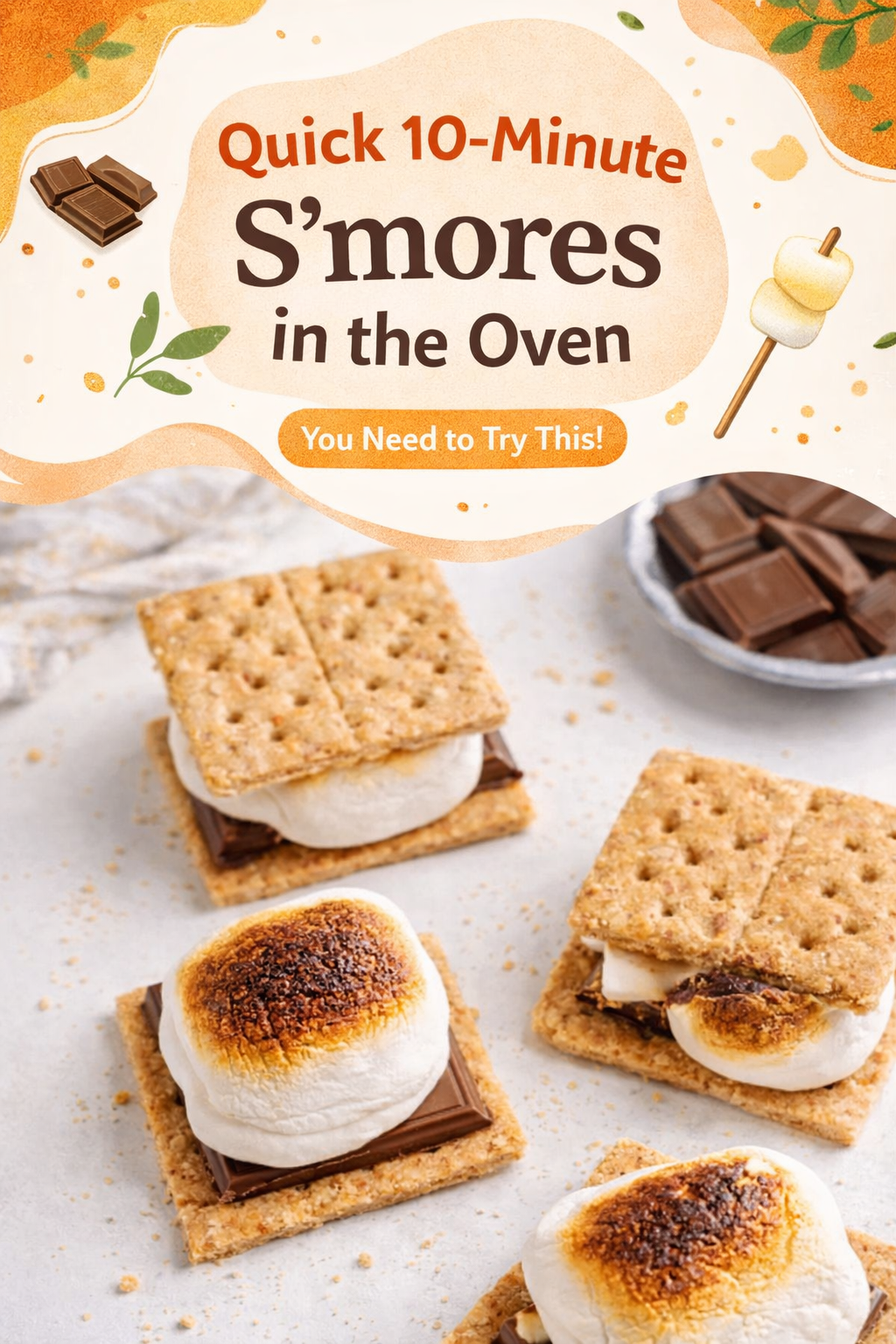 Easy Oven S'mores in Minutes