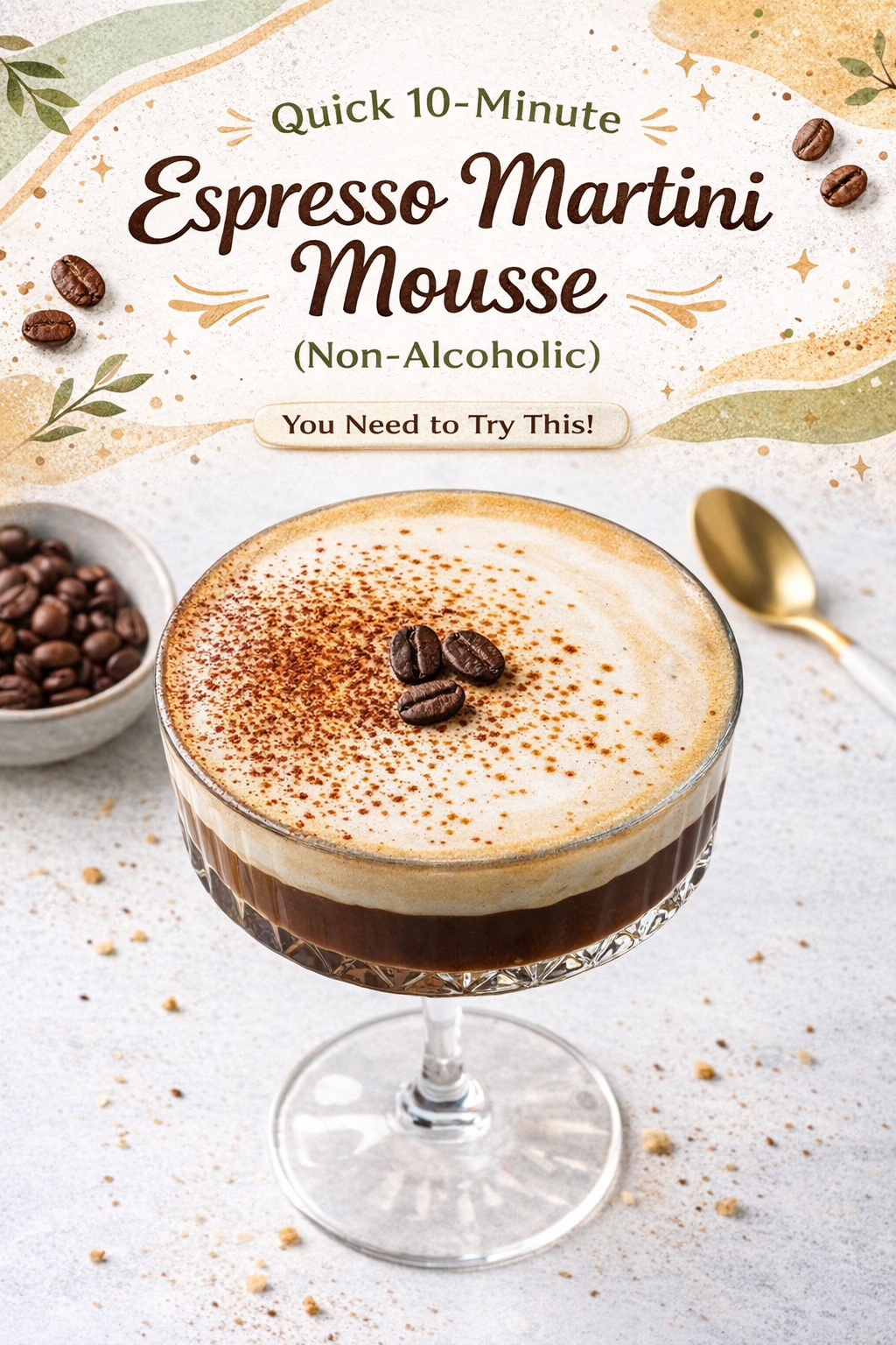 Espresso Martini Mousse in Minutes