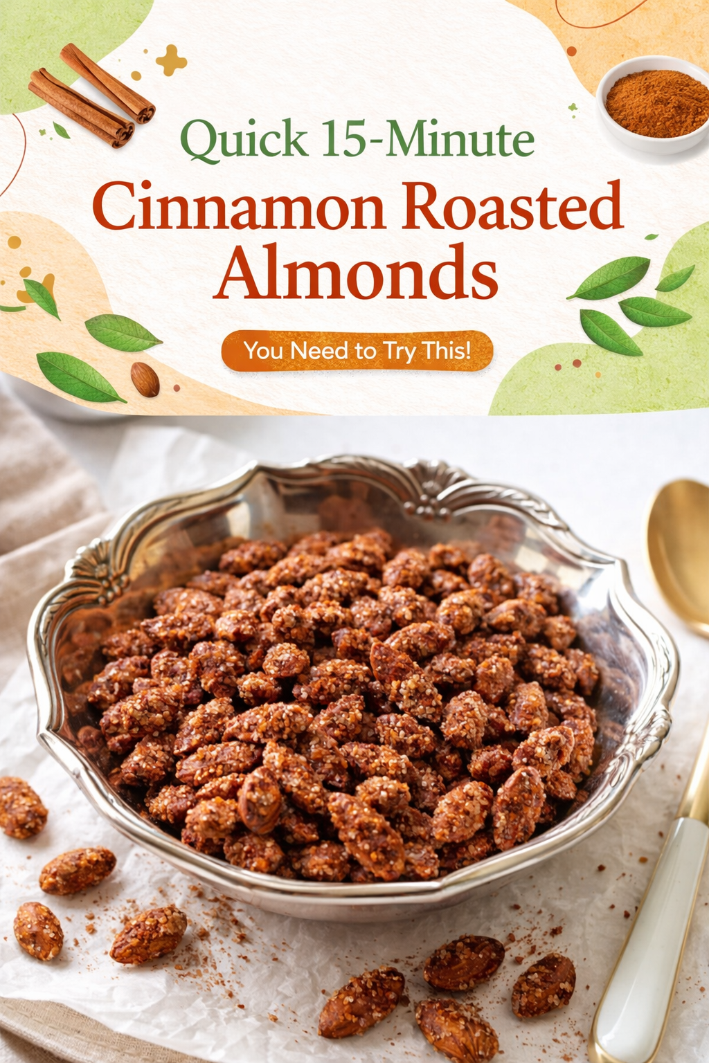 Fifteen-Minute Cinnamon Sugar Almonds