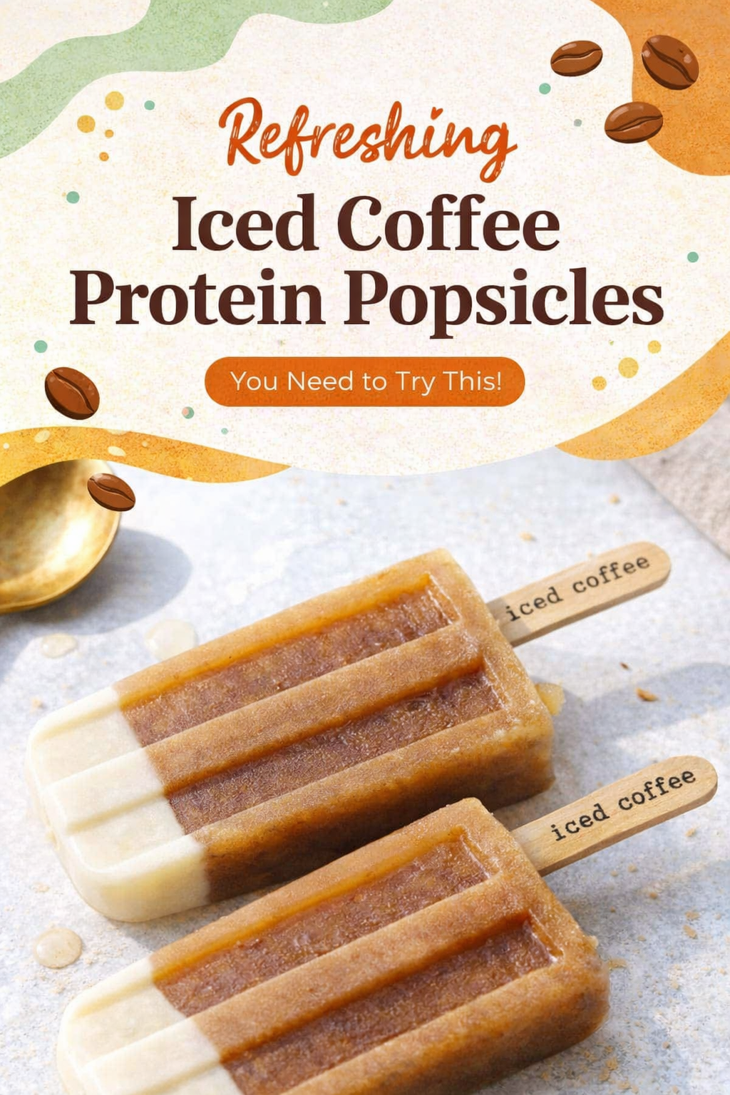 Frozen Coffee Protein Pops Recipe