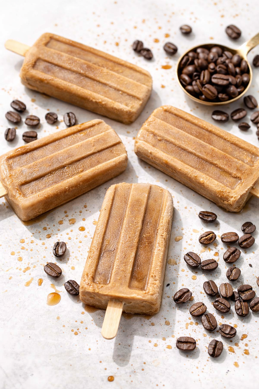Frozen Coffee Protein Popsicle Recipe
