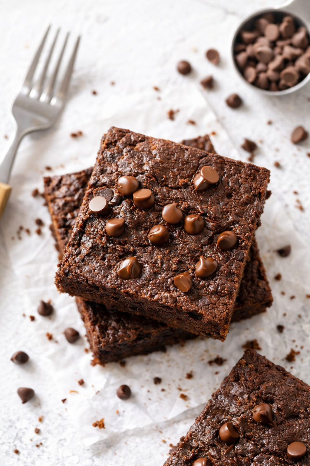 Fudgy Almond Butter Brownies With No Flour