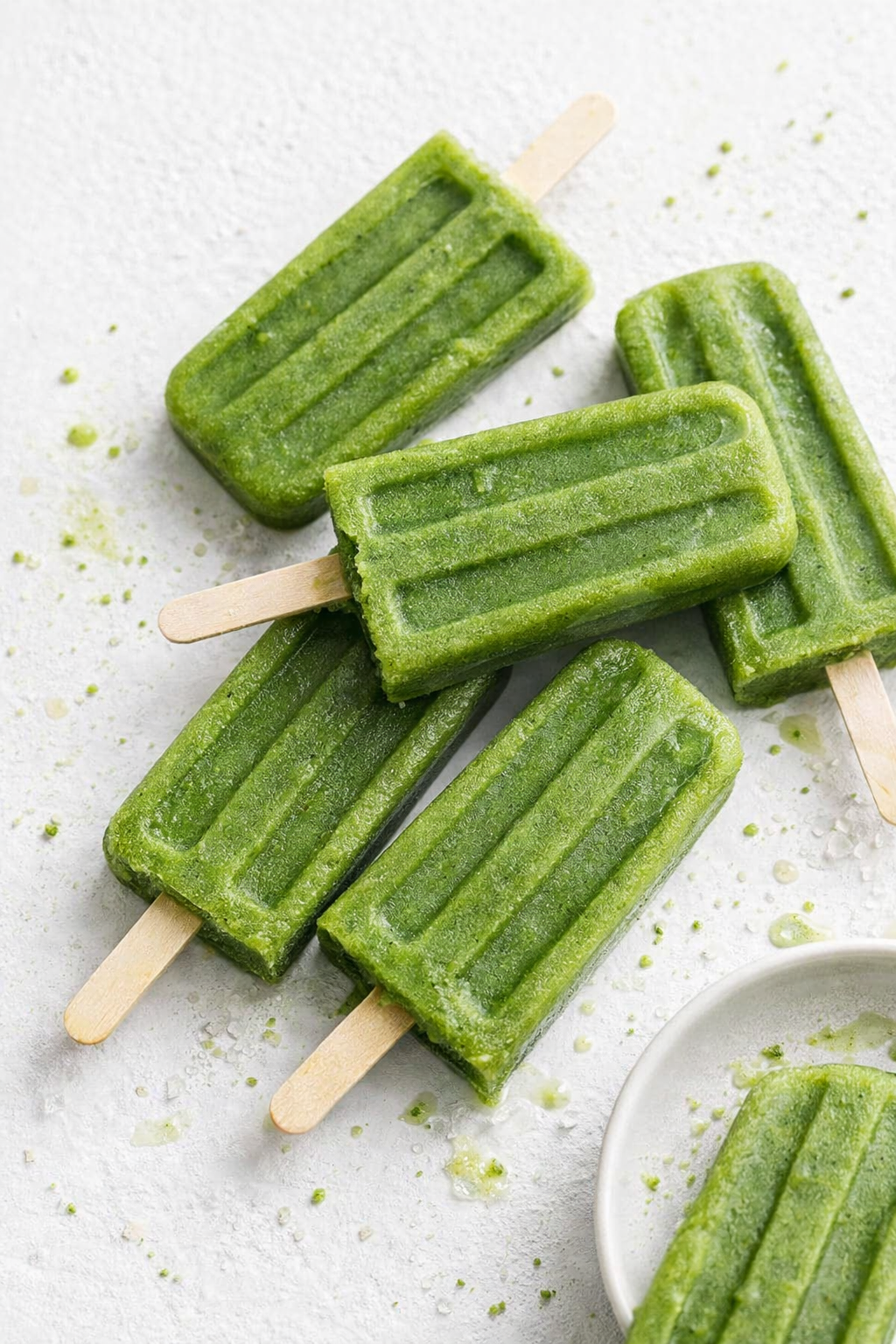 Green Detox Smoothie Popsicle Refreshment