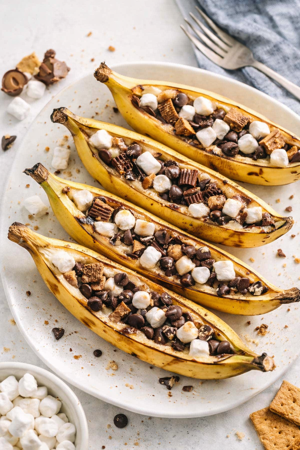 Grilled Chocolate Marshmallow Banana Boats