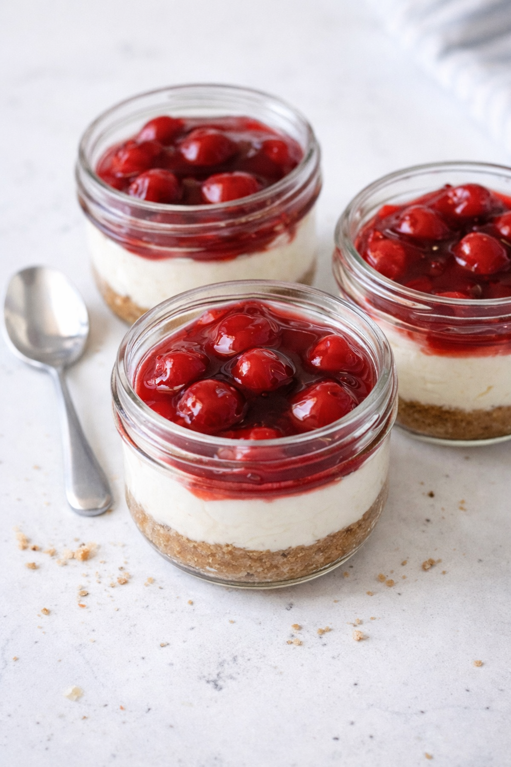 High Protein Greek Yogurt Cheesecake Jars