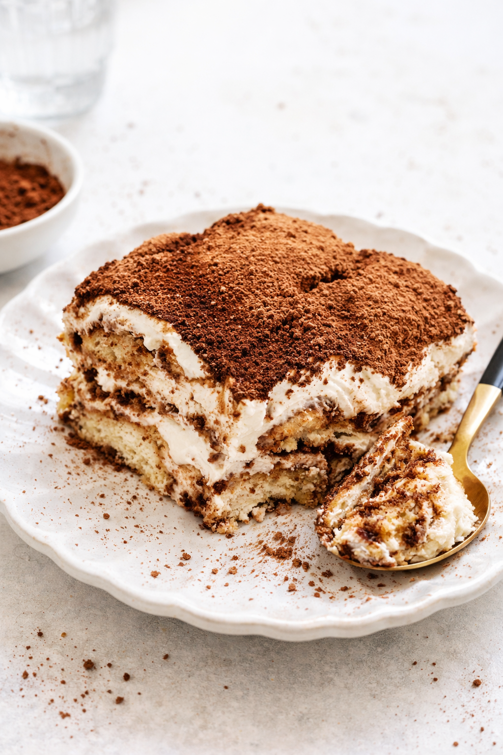 High Protein Tiramisu with Cottage Cheese