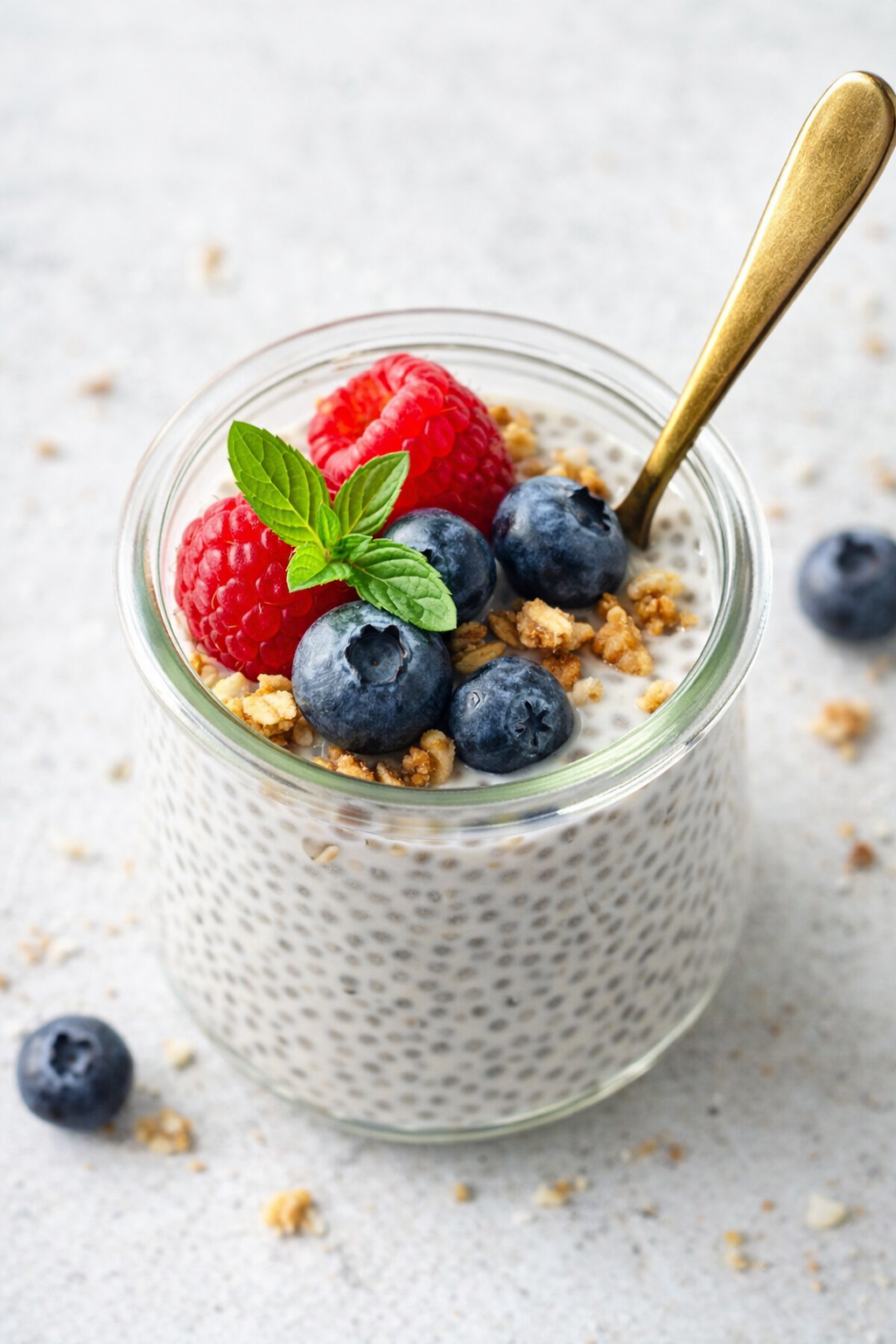 High-Protein Vanilla Chia Seed Pudding