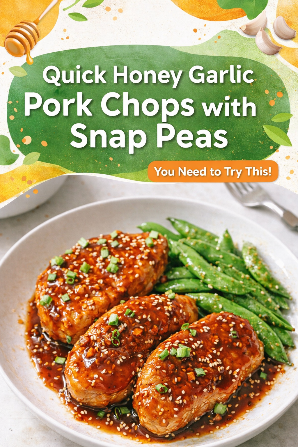 Honey Garlic Pork with Crisp Snap Peas