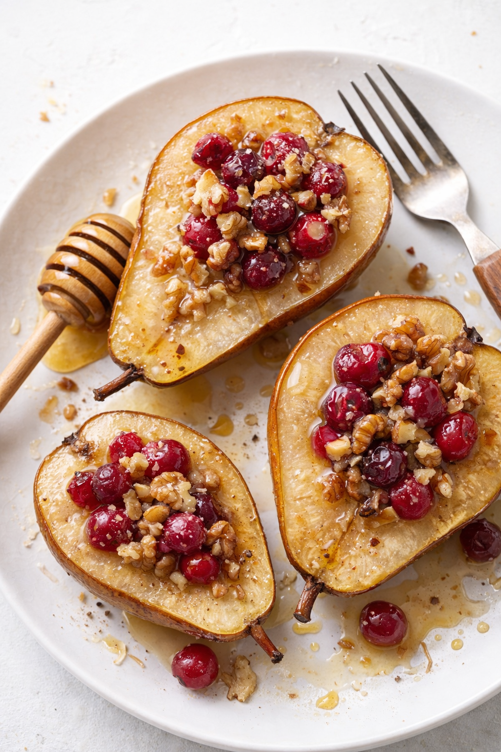Honey Walnut Baked Pears Healthy Treat