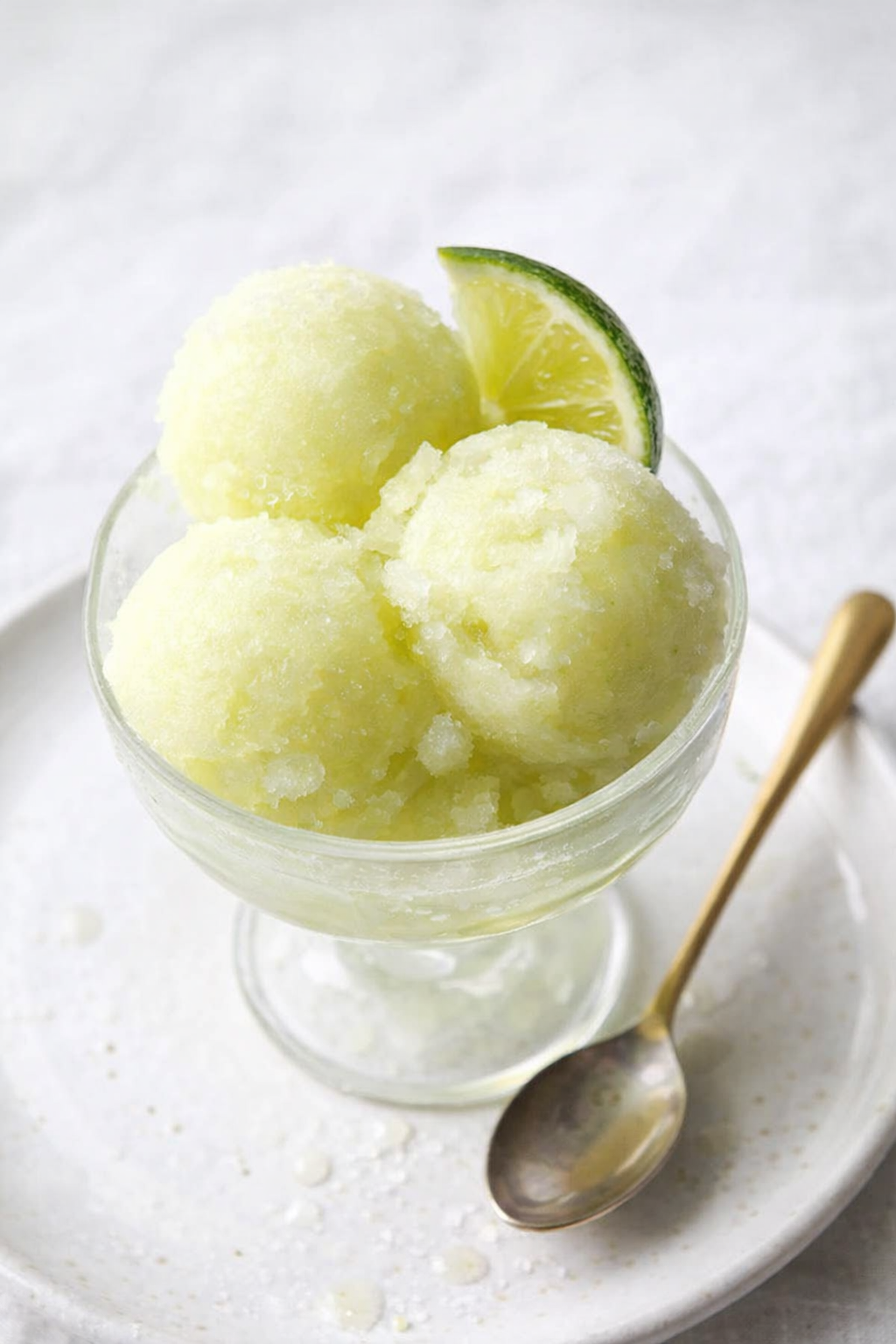 Honeydew Lime Sorbet Refreshing Delight