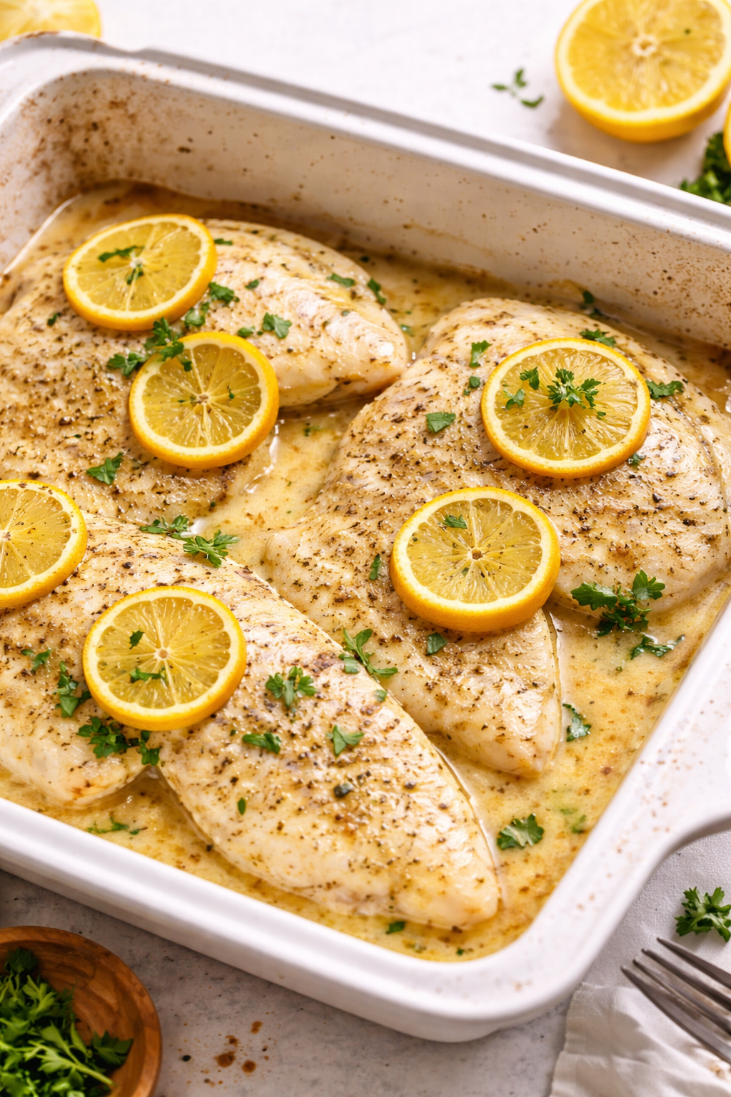 Lemon Garlic Butter Tilapia in Minutes