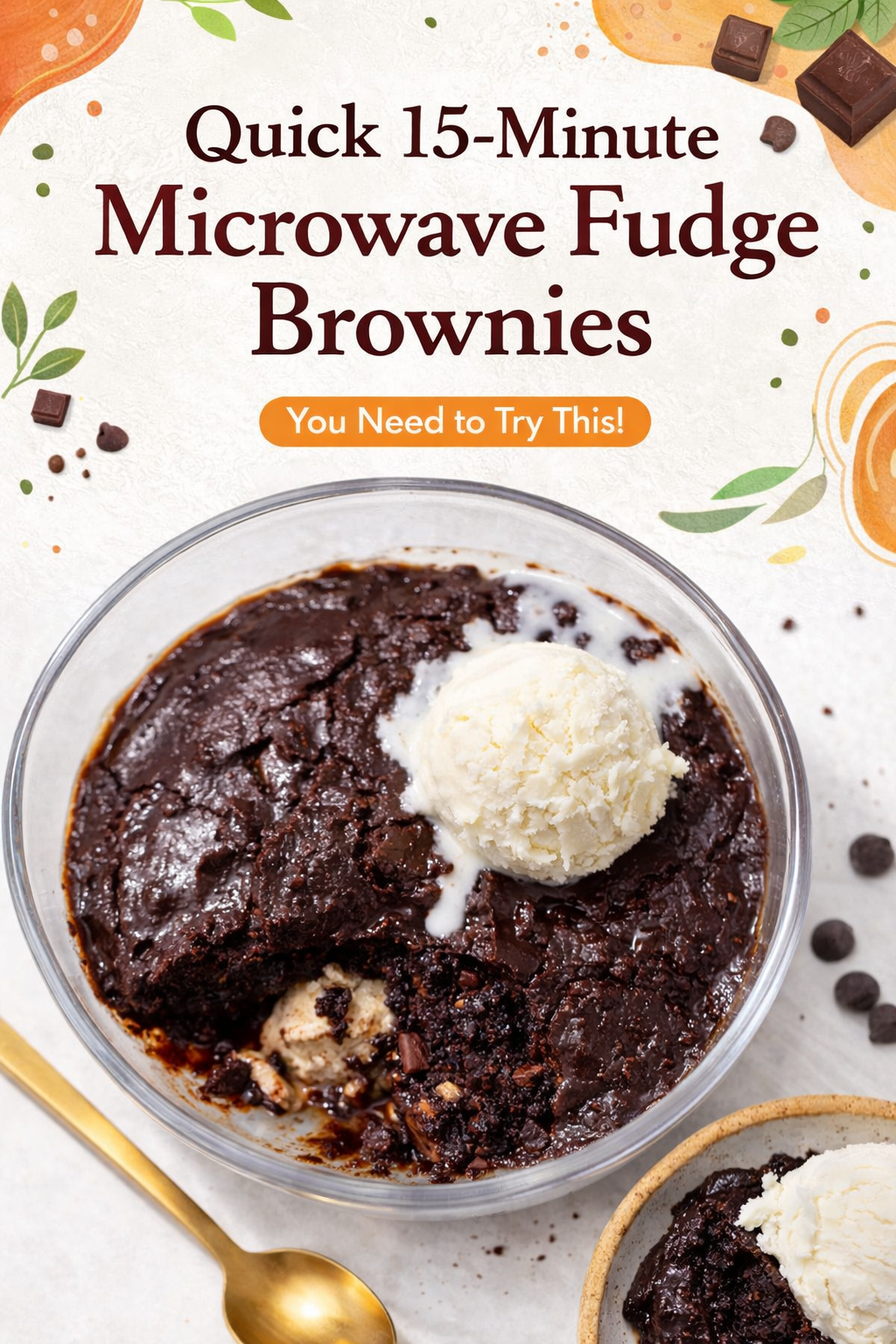 Microwave Brownies in Fifteen Minutes