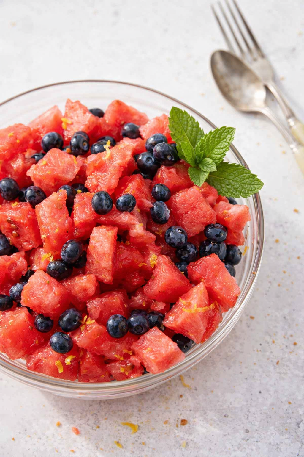Minty Watermelon Summer Salad
