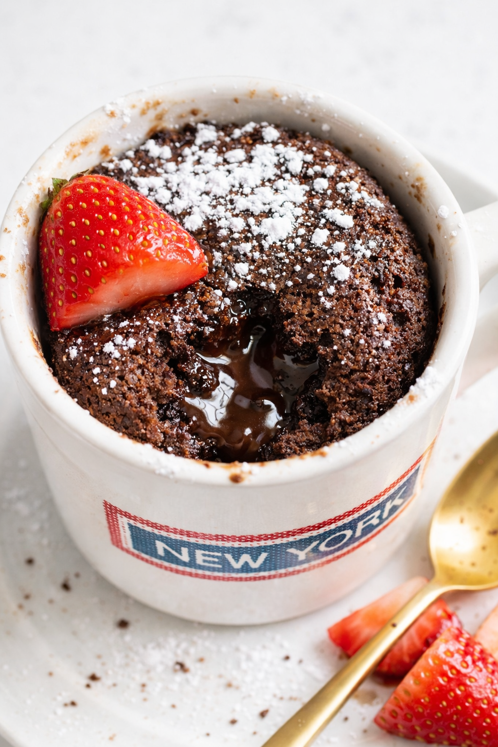 Molten Chocolate Mug Cake in Minutes