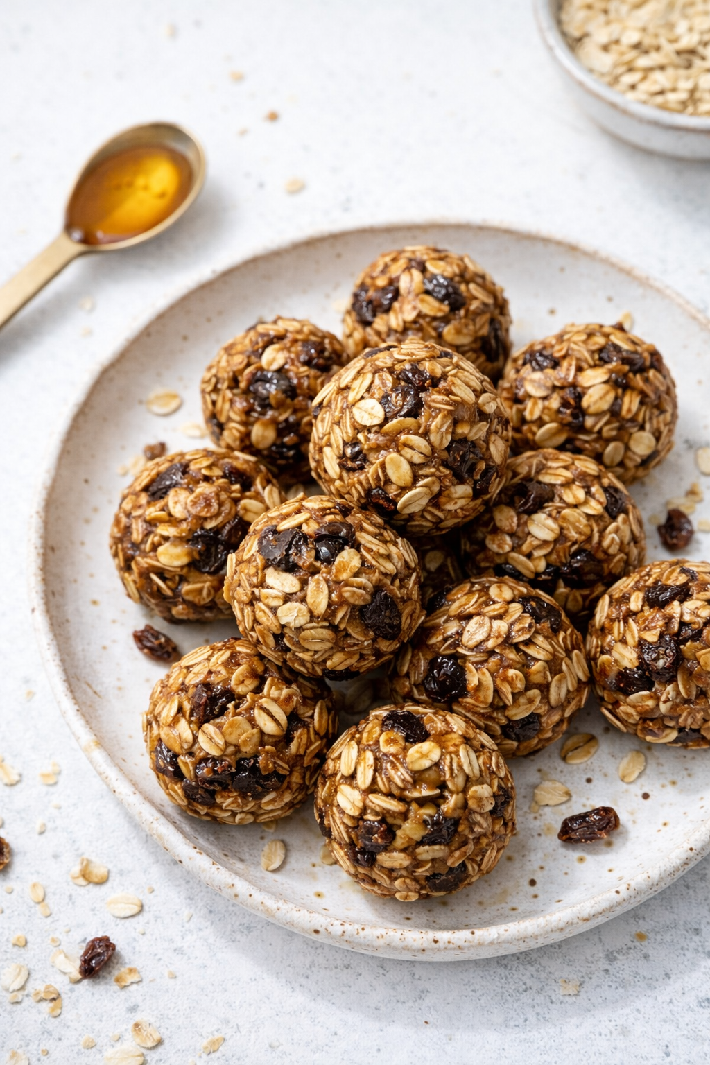 Oatmeal Raisin Energy Bites Quick Recipe