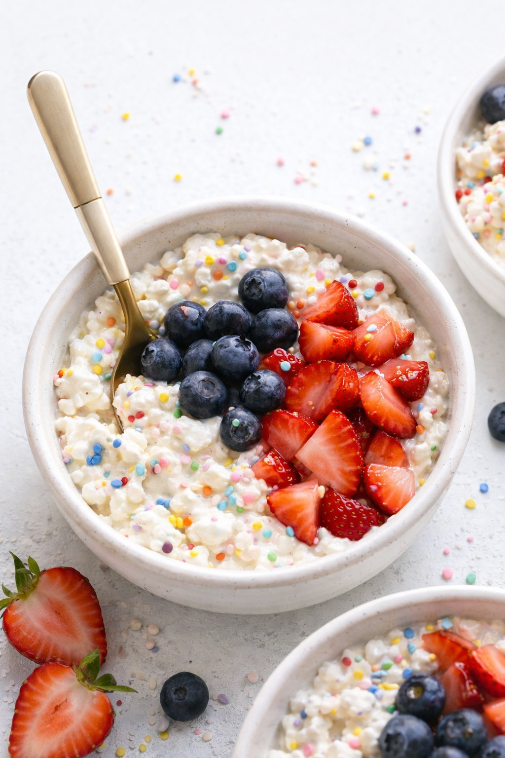 Protein Packed Birthday Cottage Cheese Bowls