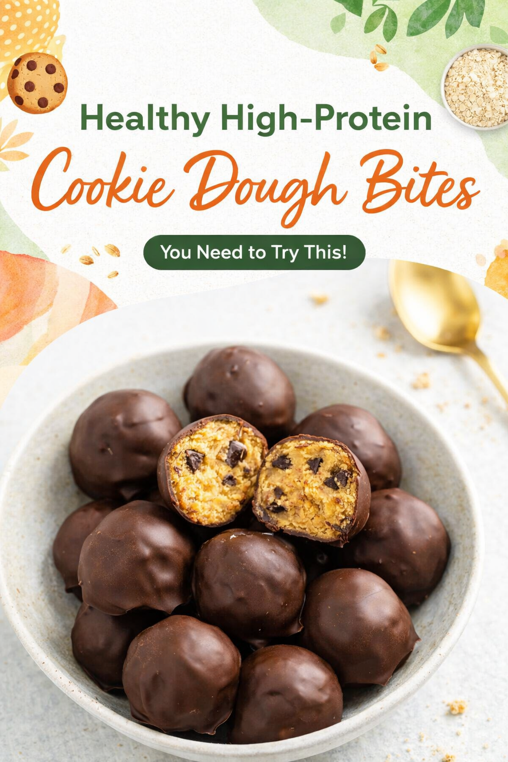 Protein-Packed Healthy Cookie Dough Bites
