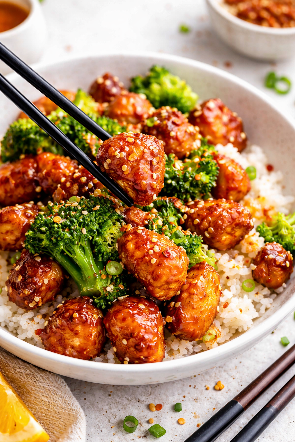 Quick Air Fryer Orange Chicken