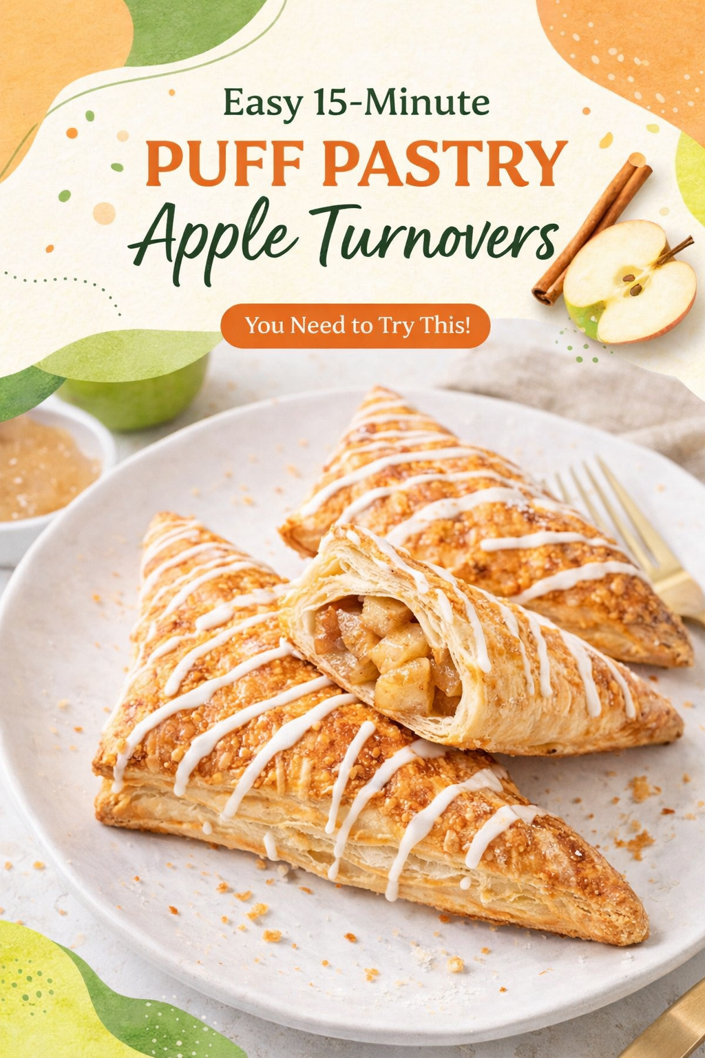 Quick Apple Turnovers in Fifteen Minutes