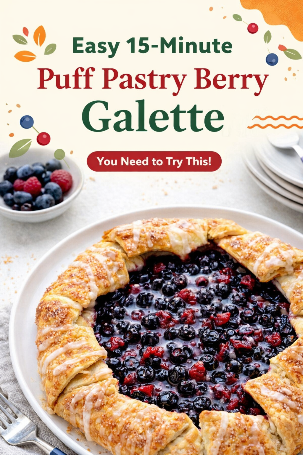 Quick Berry Galette in Fifteen Minutes