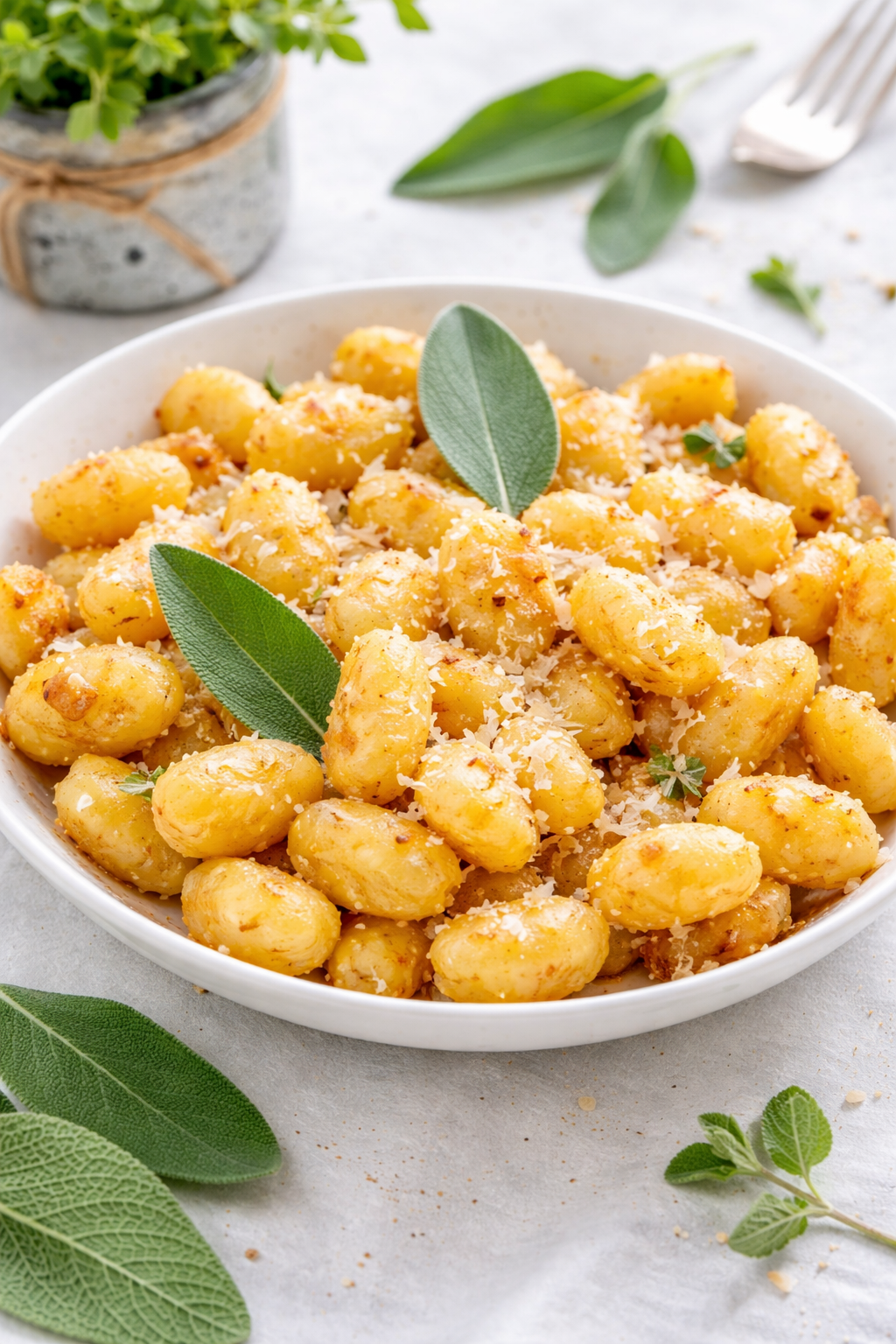 Quick Garlic Parmesan Gnocchi Dinner